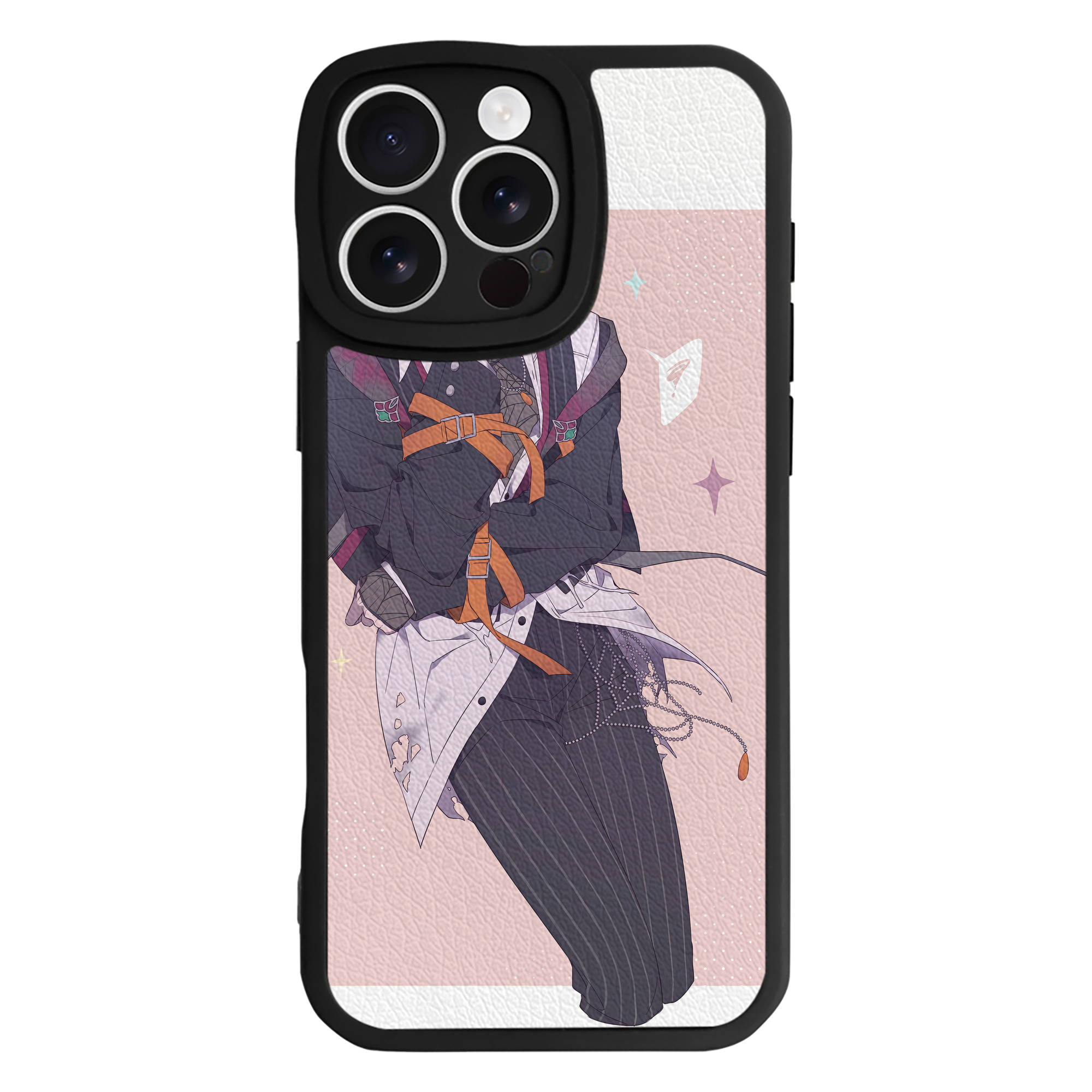 （画像用） 文豪ストレイドッグス Bungo Stray Dogs 【iPhone 16シリーズ対応】シリコンスマホケース（レザー調） 材質：シリコン